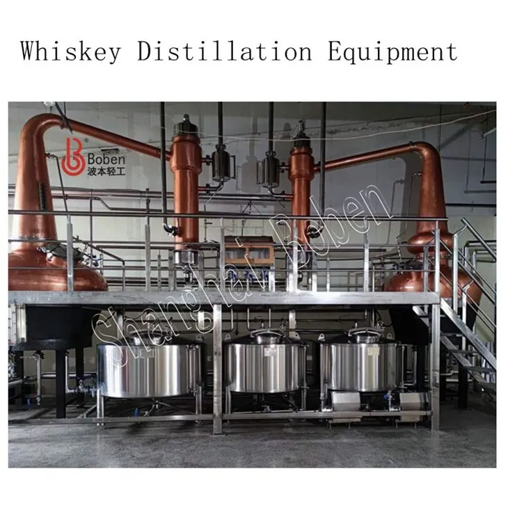 Destilador de whisky de malta doble
